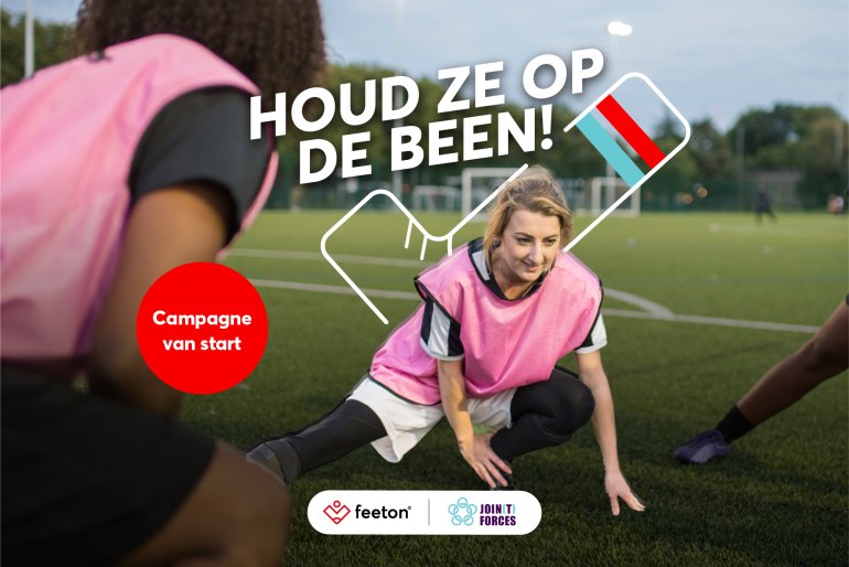 Join(t)Forces en Feeton starten samenwerking gericht op jeugdige blessurepreventie